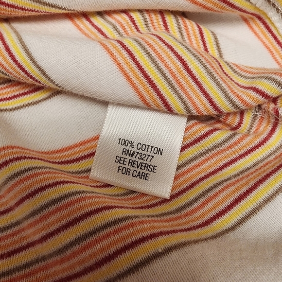 Sonoma Y2K Striped Stretchy T-Shirt - Picture 9 of 10